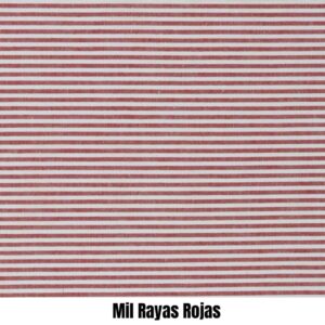 Tela Mil Rayas Rojas - Rayas y Lunares