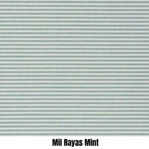 Tela Mil Rayas Mint - Rayas y Lunares