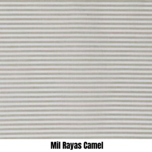 Tela Mil Rayas Camel - Rayas y Lunares