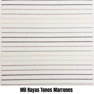 Tela Mil Rayas Tonos Marrones - Rayas y Lunares
